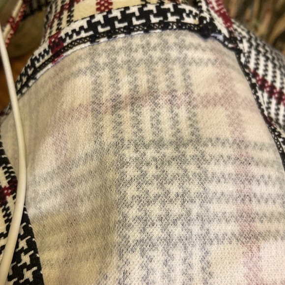 Checkered polyester bibs wide legged JR’s Med by Heart and Arrow - Picture 7 of 7